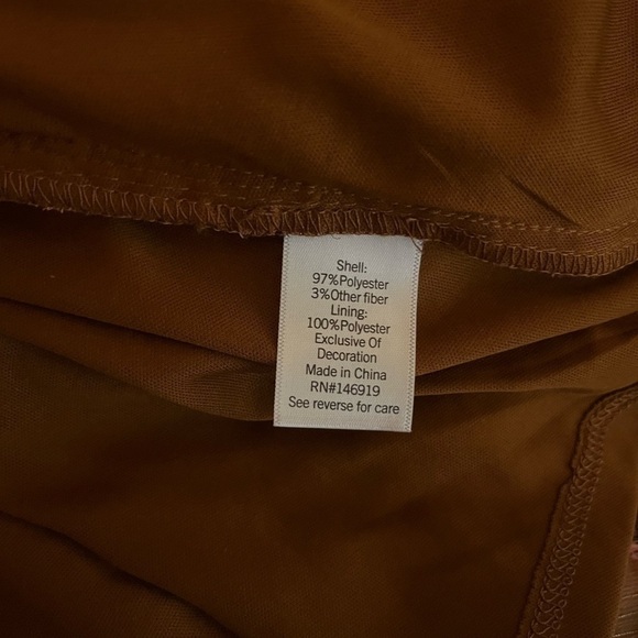 Nine West Women’s Square Neck Smocked Bodice Plus Size Blouse - Picture 5 of 6